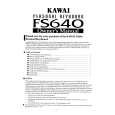 KAWAI FS640 Owners Manual