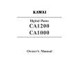 KAWAI CA1000 Owners Manual