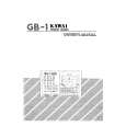KAWAI GB-1 Owners Manual