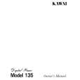 KAWAI 135 Owners Manual