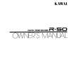 KAWAI R50 Owners Manual
