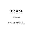 KAWAI E260 Owners Manual