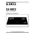 KAWAI Q80 Owners Manual