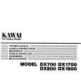 KAWAI DX800 Owners Manual