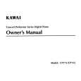 KAWAI CP175 Owners Manual