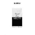 KAWAI MR270 Owners Manual