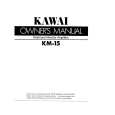 KAWAI KM15 Owners Manual