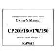 KAWAI CP200 Owners Manual