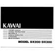 KAWAI DX300 Owners Manual