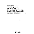 KAWAI KSP30 Owners Manual