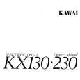 KAWAI KX130 Owners Manual