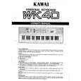 KAWAI WK40 Owners Manual