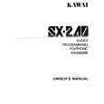 KAWAI SX240 Owners Manual